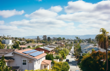 a bunch of san diego homes surrounded by trees