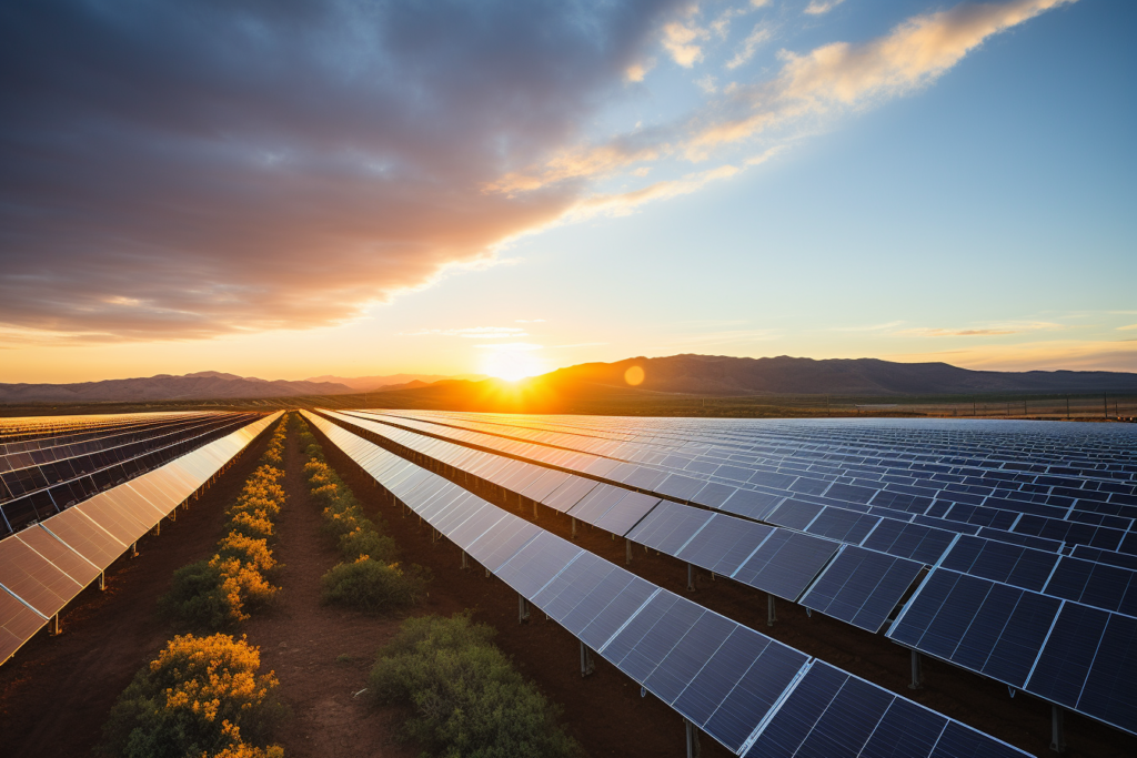 large solar panel array outside of San Diego