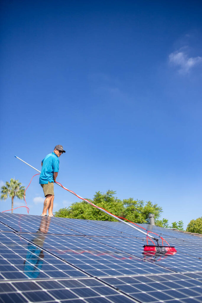 Making every ray count with pristine solar panels in San Diego.